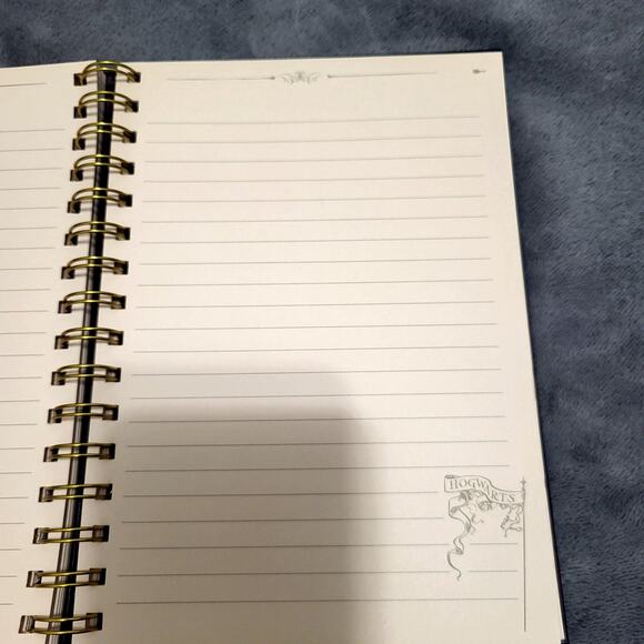 Harry Potter Hogwarts Crest Notebook & Feather Pen Set Journal Diary Book Wizard - Picture 14 of 16